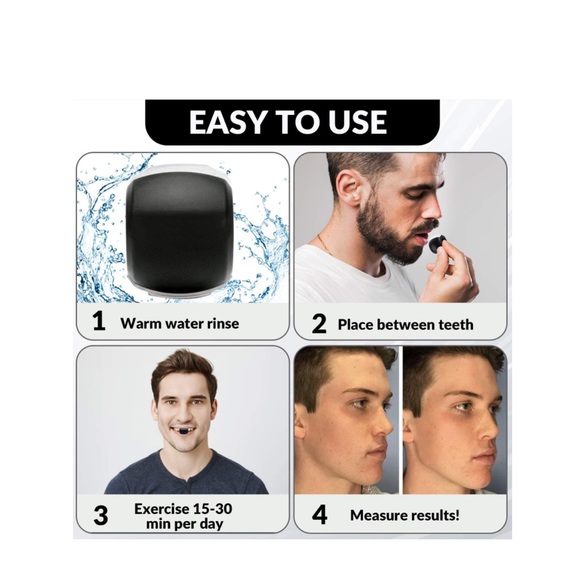 🟣🟣Jawline Chin Men & Women Exerciser Jaw Shaper - Picture 3 of 16